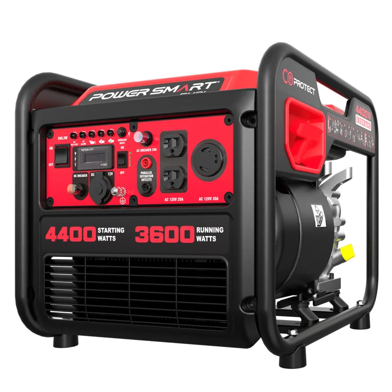 Tskies 4400W Portable Gas Inverter Generator with CO Detection